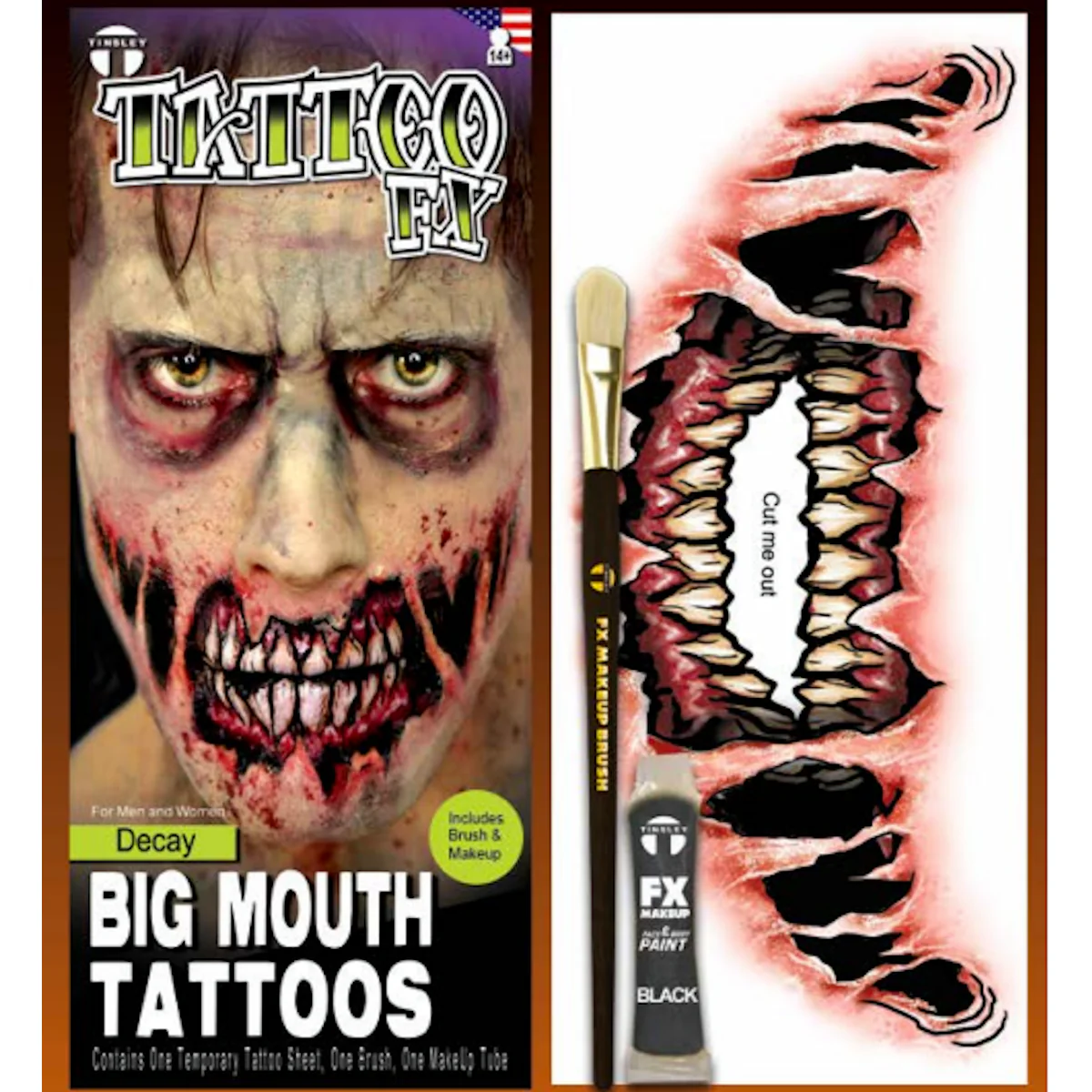 Decay Big Mouth Tattoo Kits