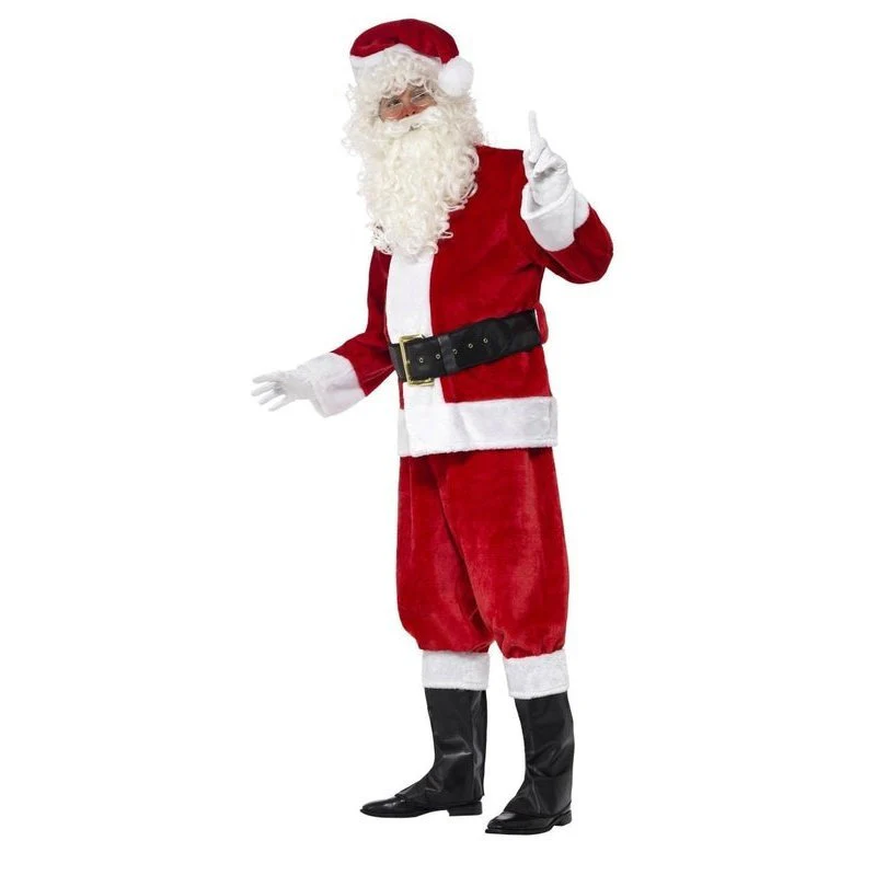 Deluxe Santa Costume & Hat - Image 2