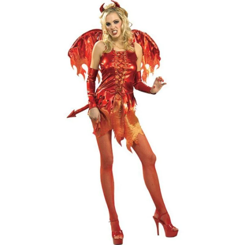 Devil On Fire Secret Wishes Costume Size M - Image 2