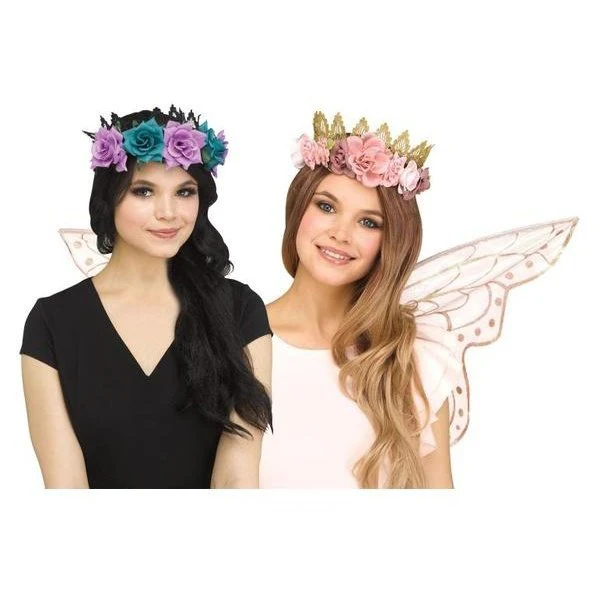 Fantasy Fairy Floral Crown 2 Styles - Image 3