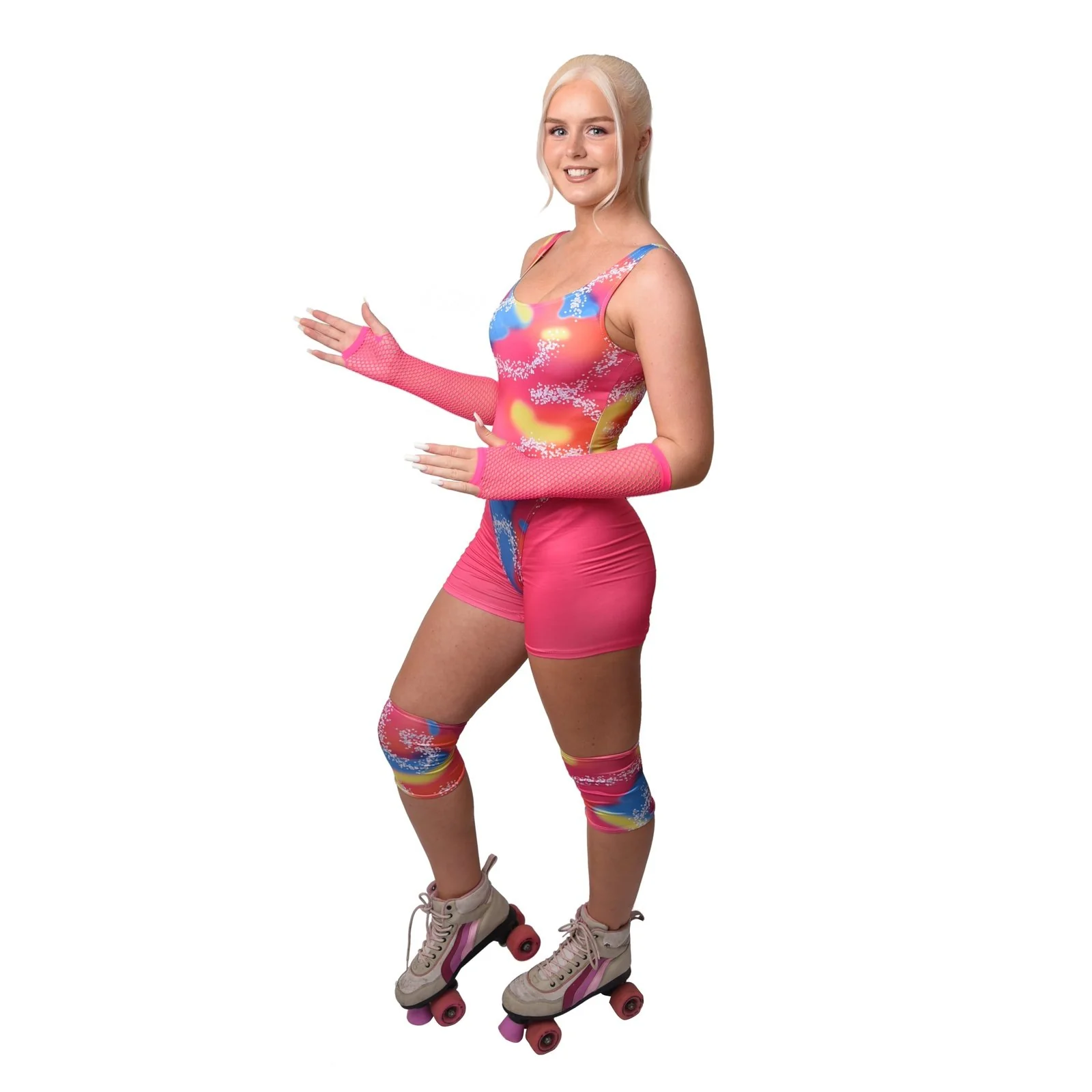 Fashion Doll Roller Blades Womens Costume - Image 2