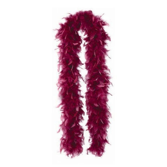 Feather Boa Burgundy