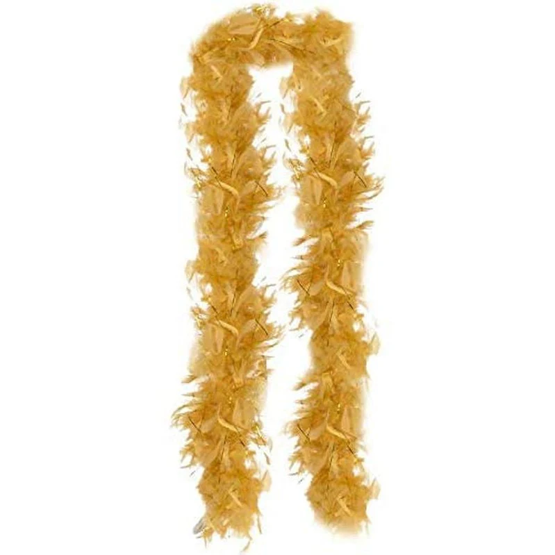 Feather Boa Gold