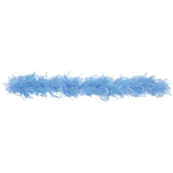 Feather Boa Light Blue