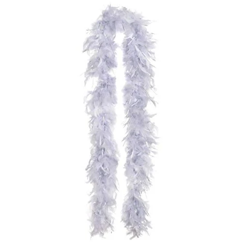 Feather Boa - Silver