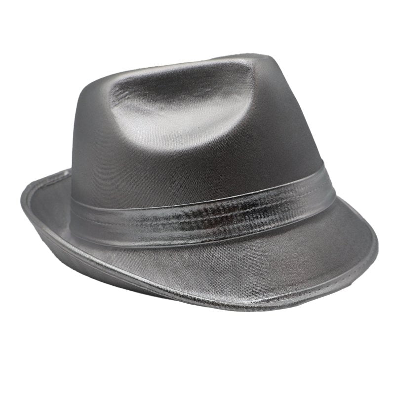 Fedora Hat Silver