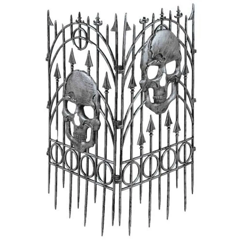 Fence Silver Skull