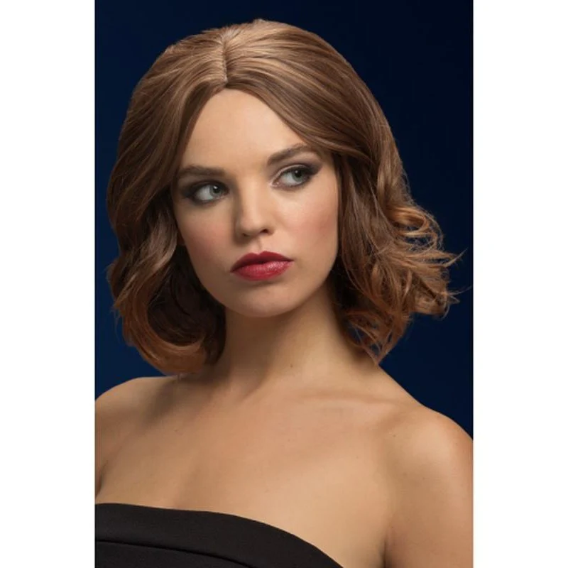 Fever Olivia Wig - Light Brown, Soft Wave Bob