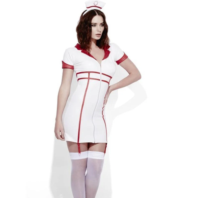 Fever Role Play Nurse Wet Look Costume