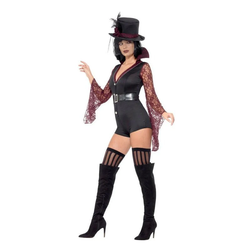 Fever Vampire Costume, Bodysuit - Image 2