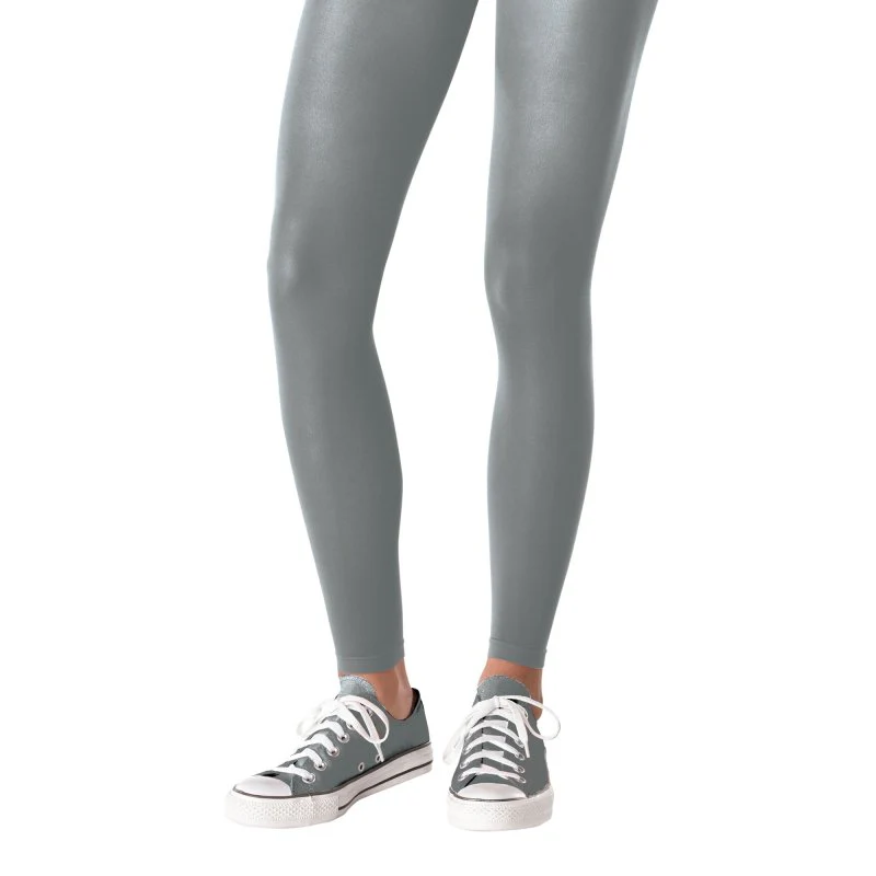 Footless Tights Silver
