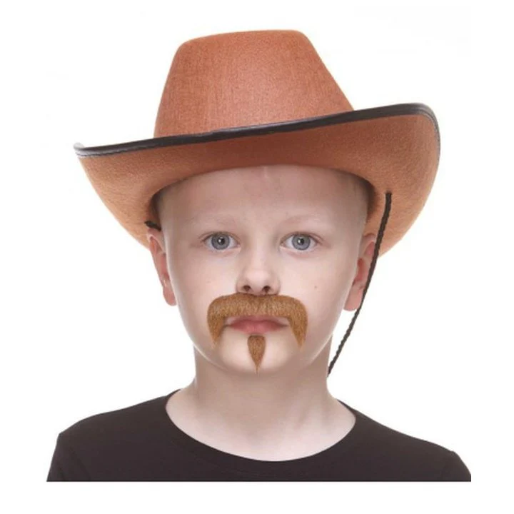 Ginger Character Moustache Small