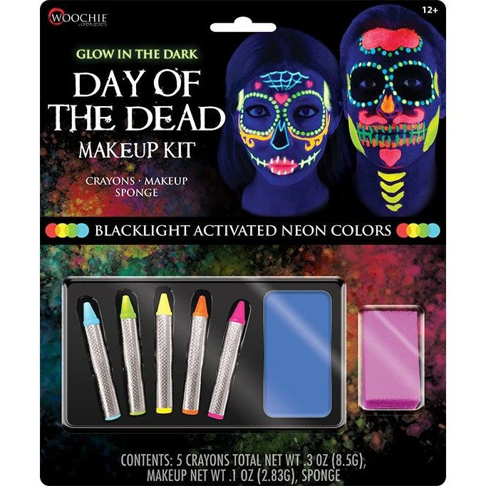 Glow in the Dark Day of the Dead Makeup Kit