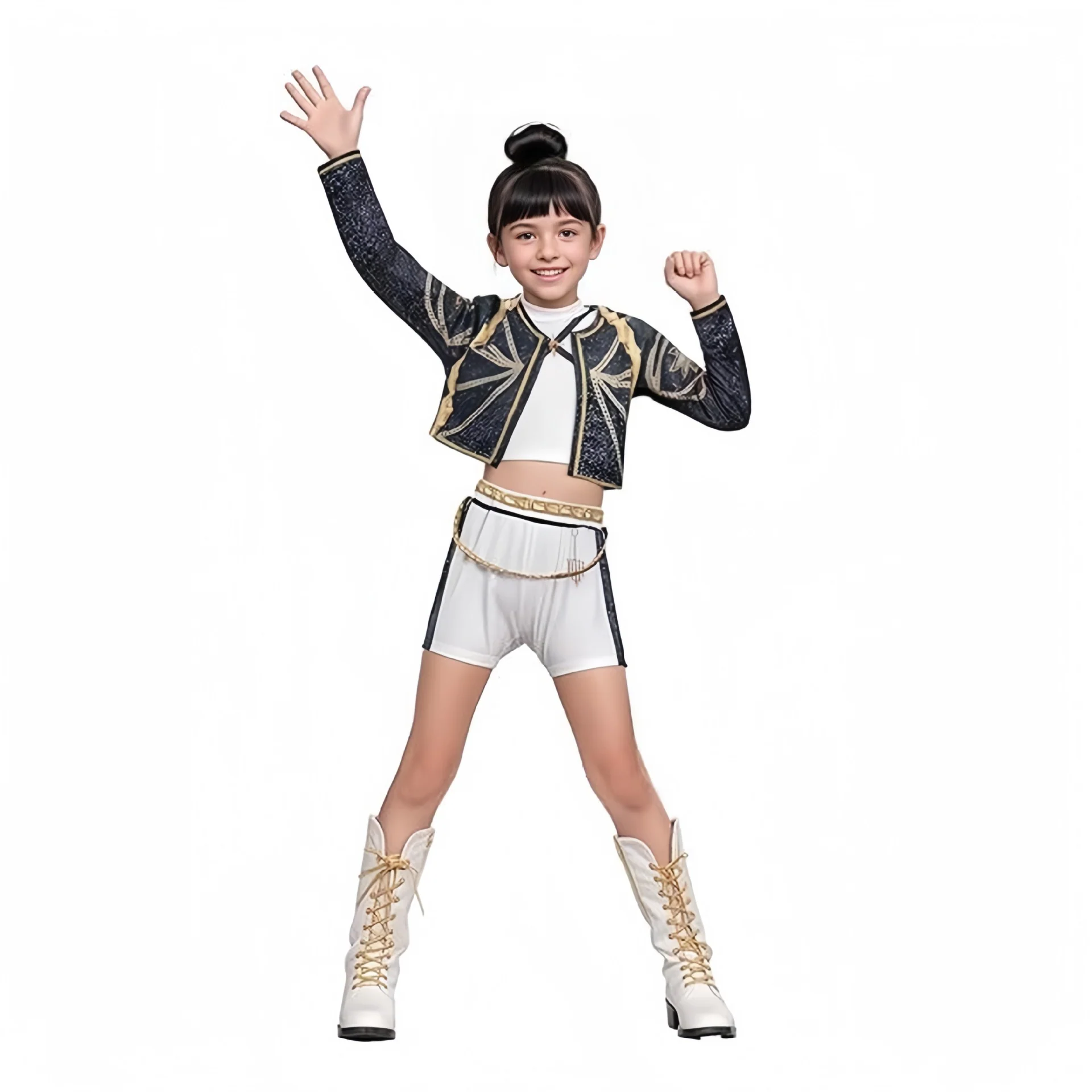 Golden Stage Inspired Rumi Costume, Child - Image 2