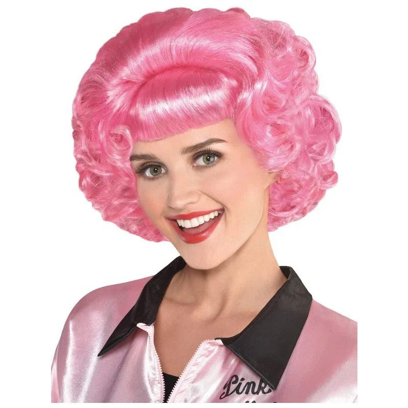 Grease Frenchy Pink Wig