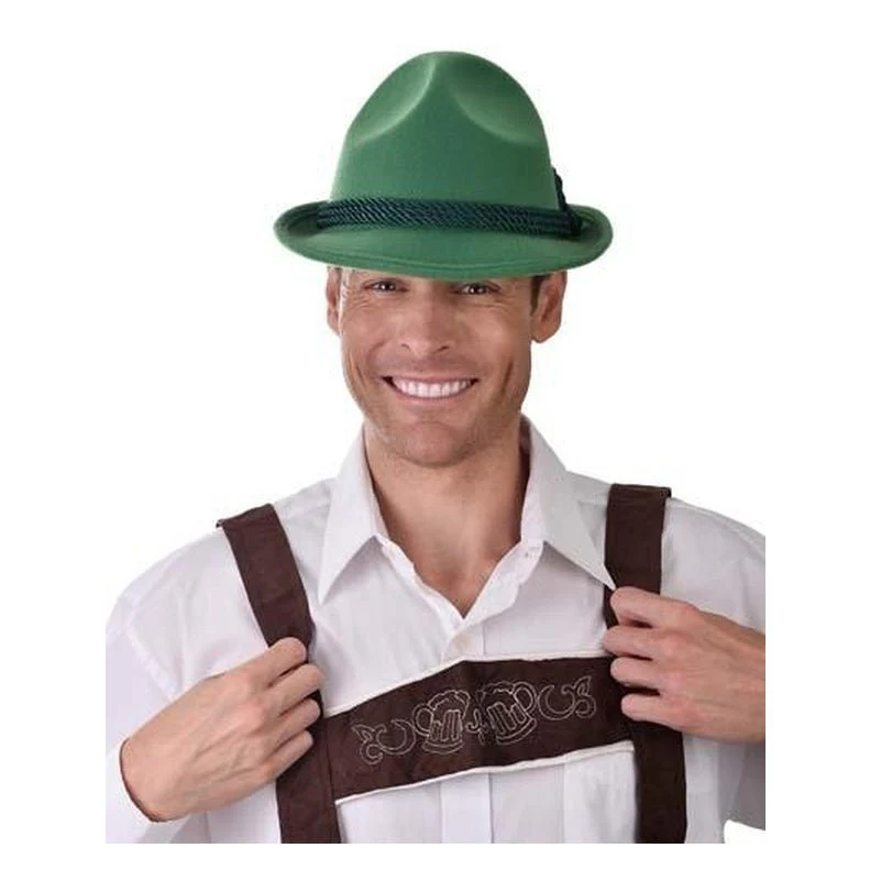 Green Fedora Hat