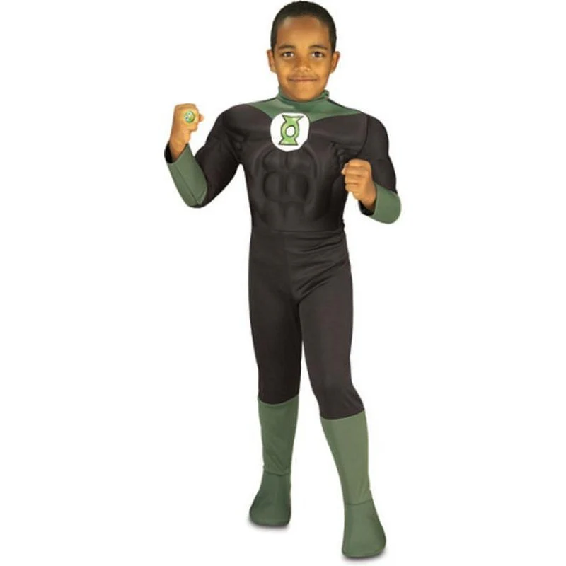 Green Lantern Deluxe Muscle Chest Child Size M - Image 2