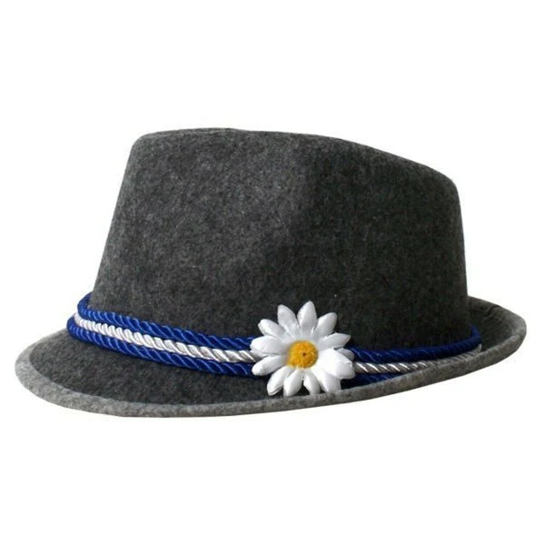 Grey Oktoberfest Fedora - Image 2
