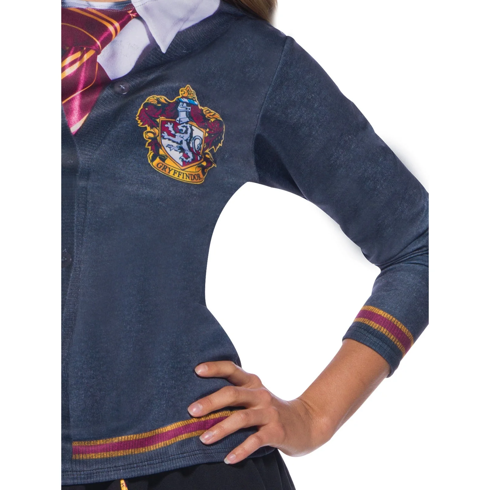 Gryffindor Costume Top, Adult. - Image 3