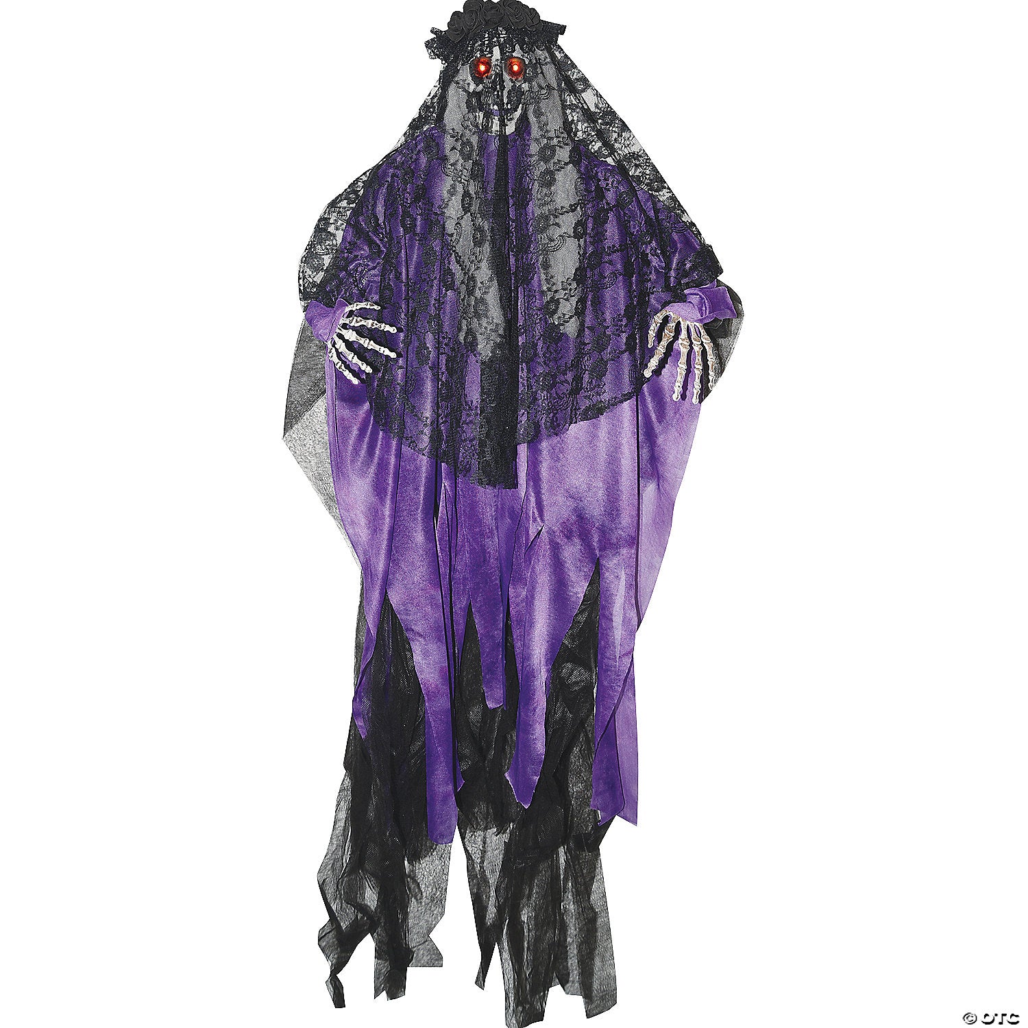 Hanging Light Up Bewitched Ghost Bride - Image 2