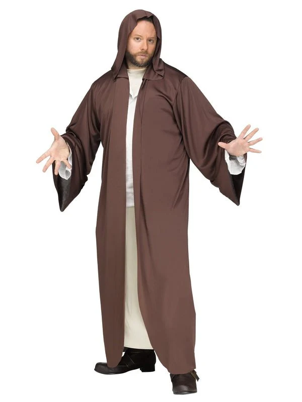 Hooded Robe Brown Ad Os