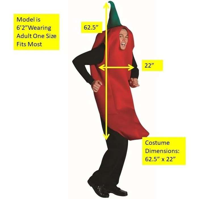 Hot Pepper Adult Costume - Image 4