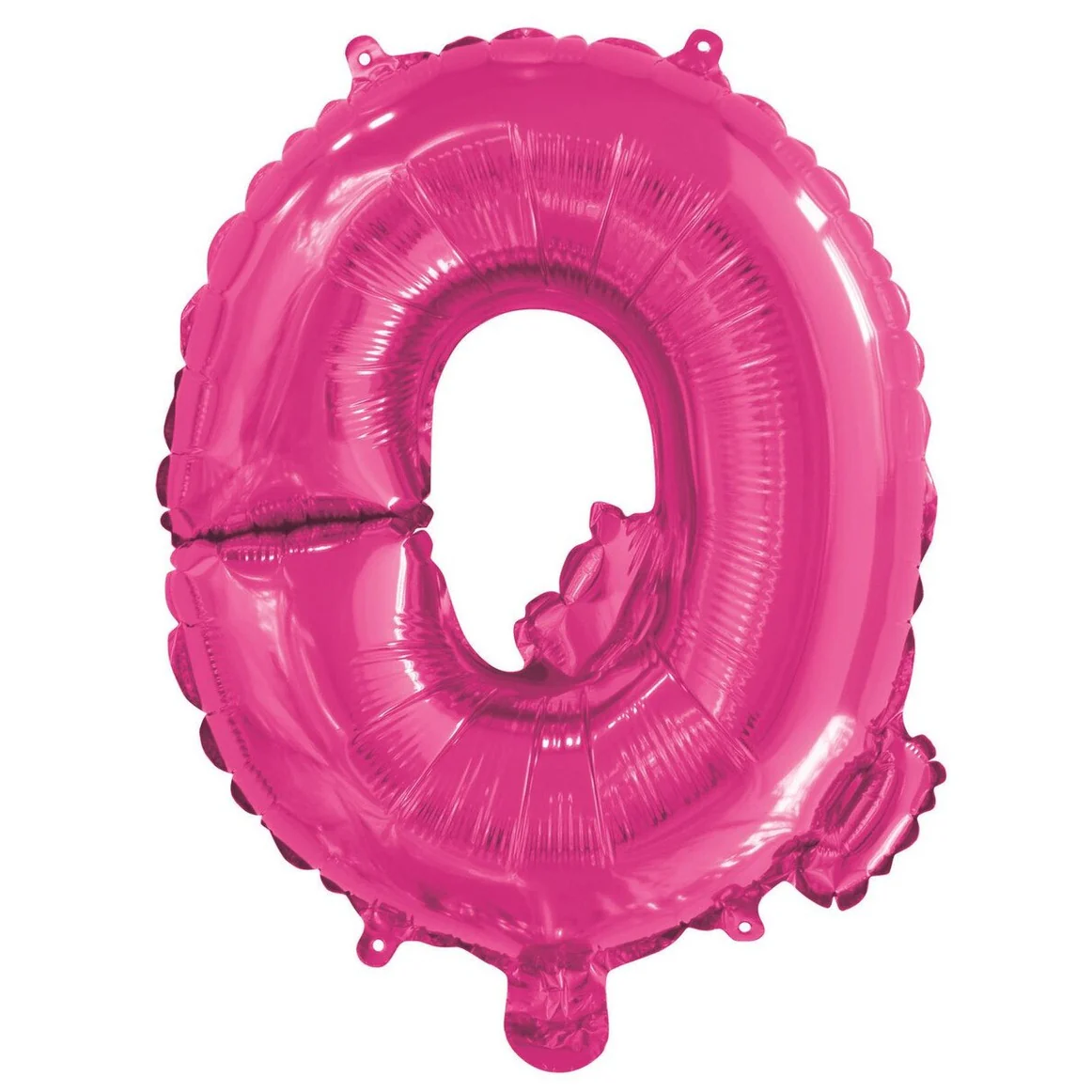 Hot Pink Letter Q Foil Balloon-35cm