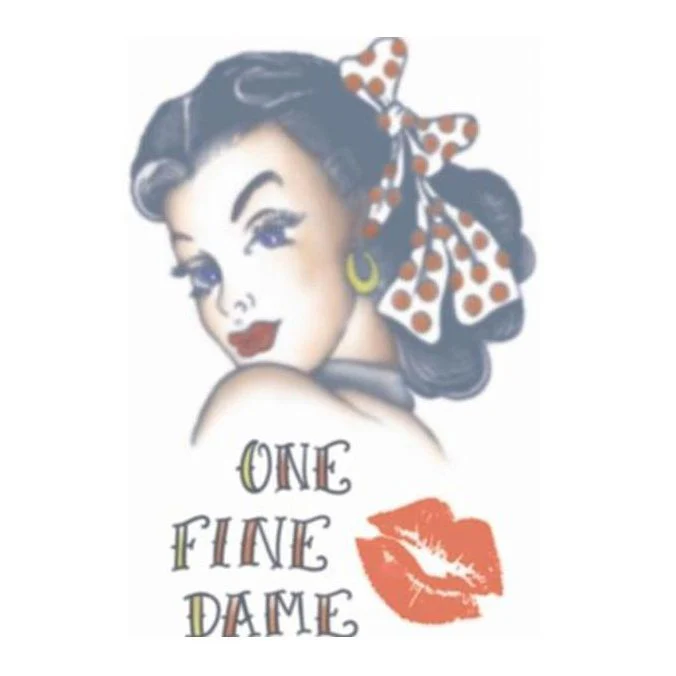 Hottie Girl 1940 Vintage Tattoo