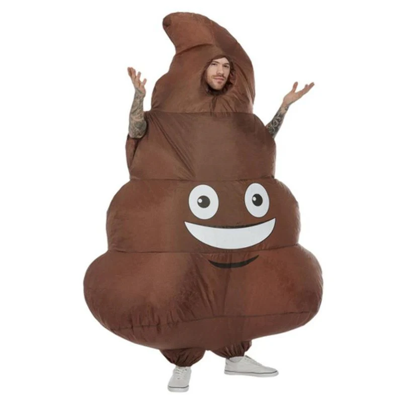 Inflatable Poop Costume, Brown