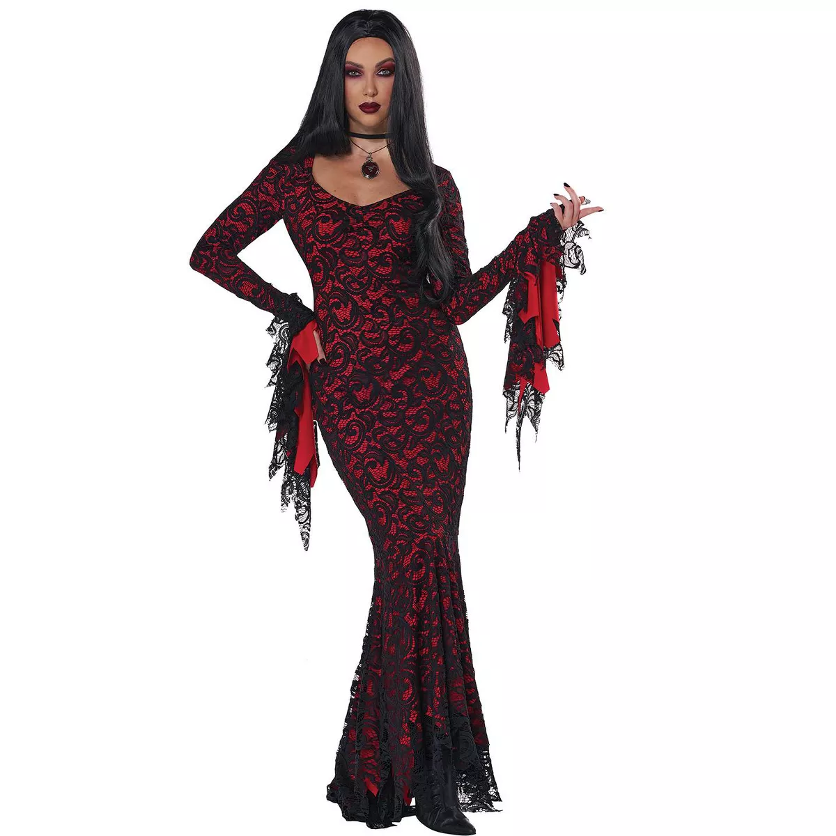 Lace Vampire Dress Adult Costume