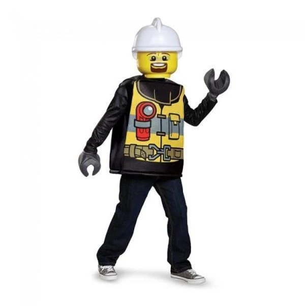 Lego Firefighter Classic Child Costume - Image 2