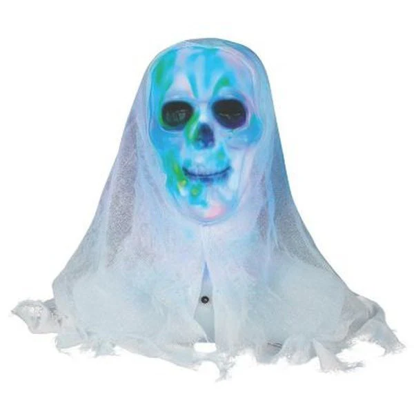 Lightshow Skull Bust White Face