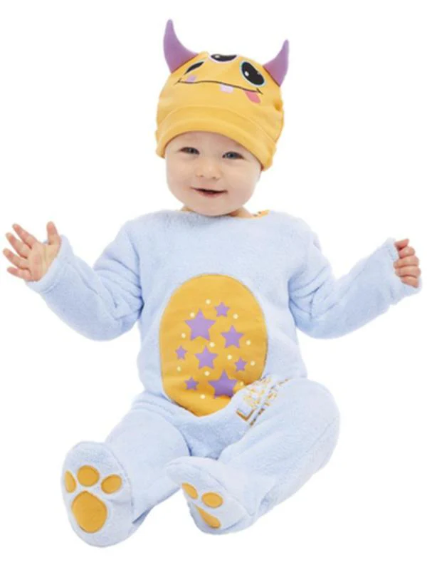Little Monster Baby Costume, Blue - Image 3