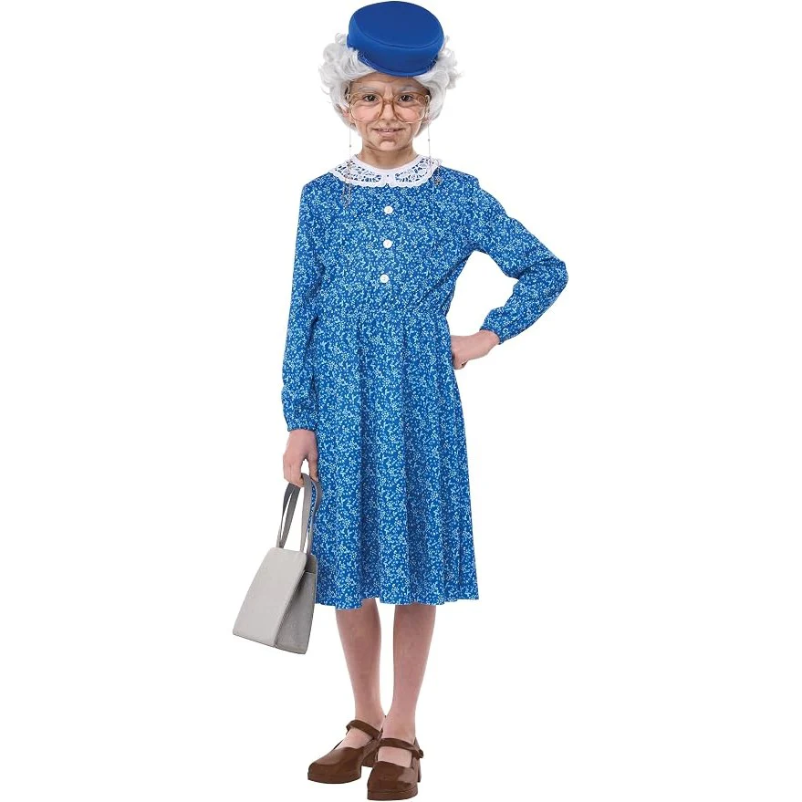 Little Old Lady Kids Costume - Image 2