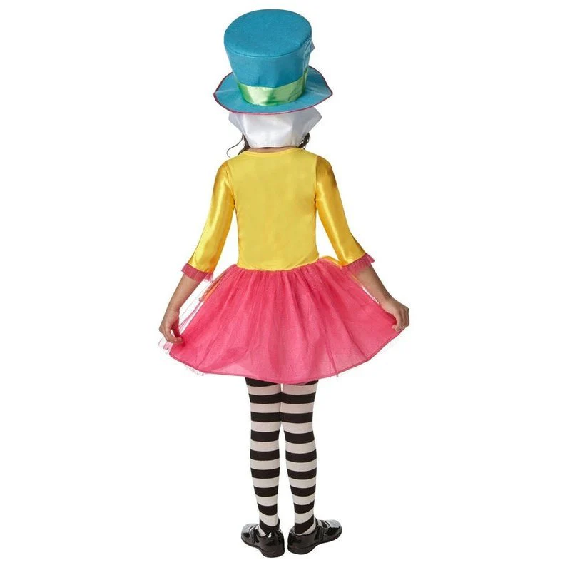 Mad Hatter Girls Deluxe Costume Size 6 8 - Image 3