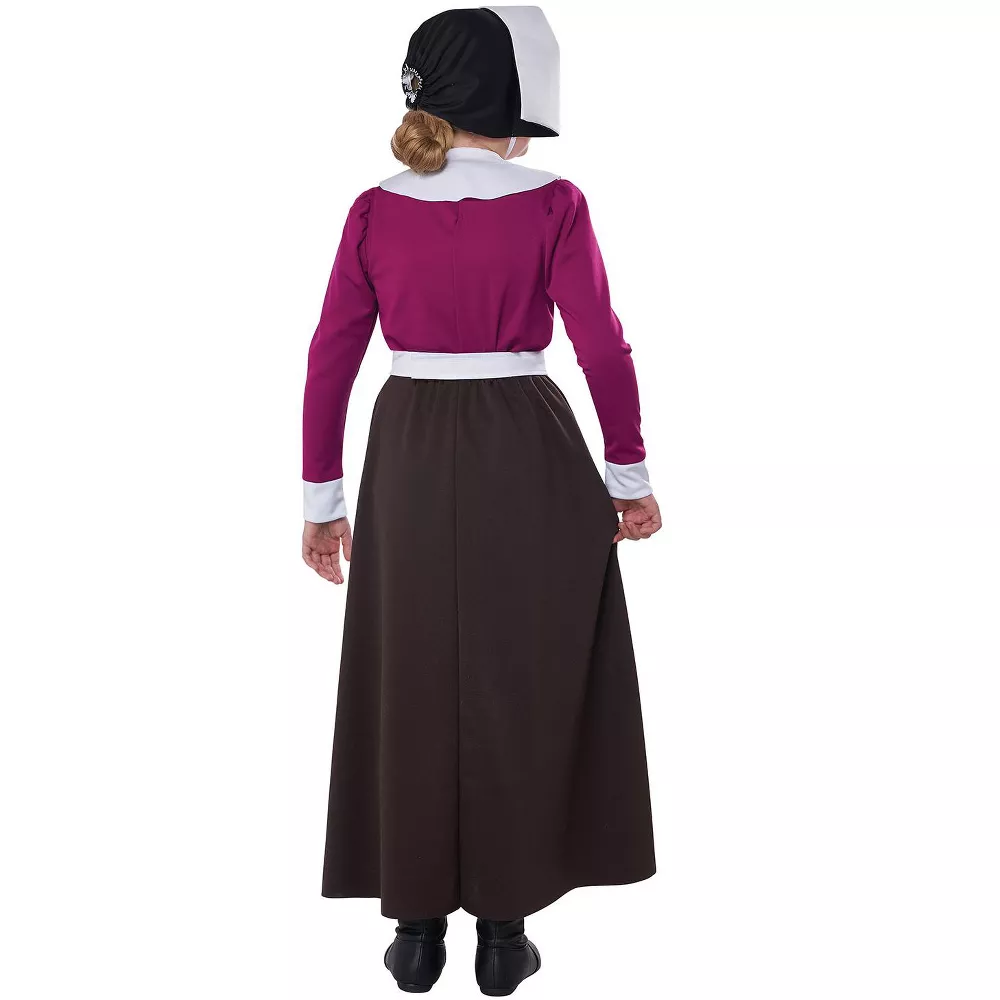 Mayflower Pilgrim Girl Child Costume - Image 3
