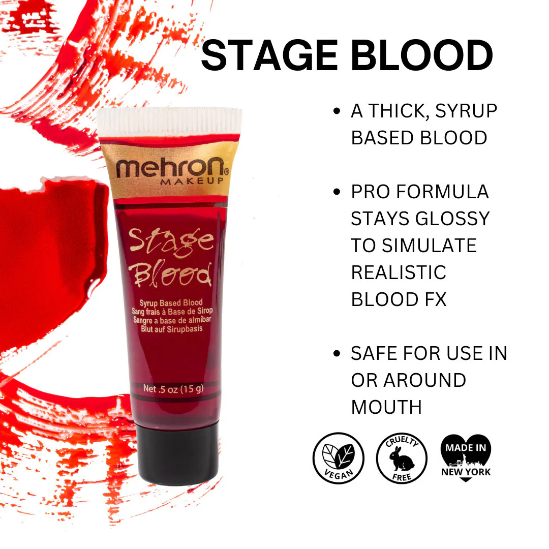 Mehron Stage Blood-Bright Red 14ml - Image 2