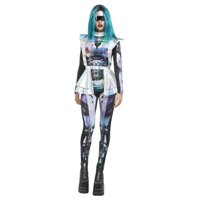 Metallic Space Alien Costume, Multi