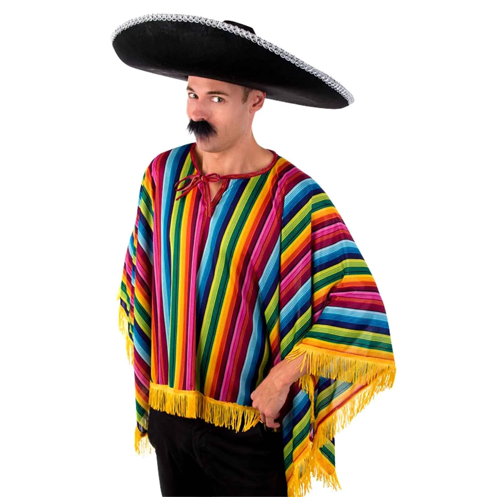 Bright Mexican Poncho