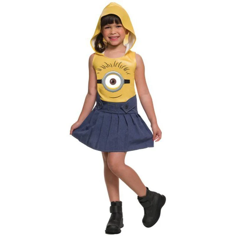 Minion Face Dress Child Size S