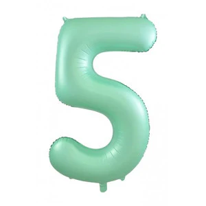 Mint Green Number 5 Foil Balloon - 86cm