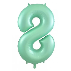 Mint Green Number 8 Foil Balloon - 86cm