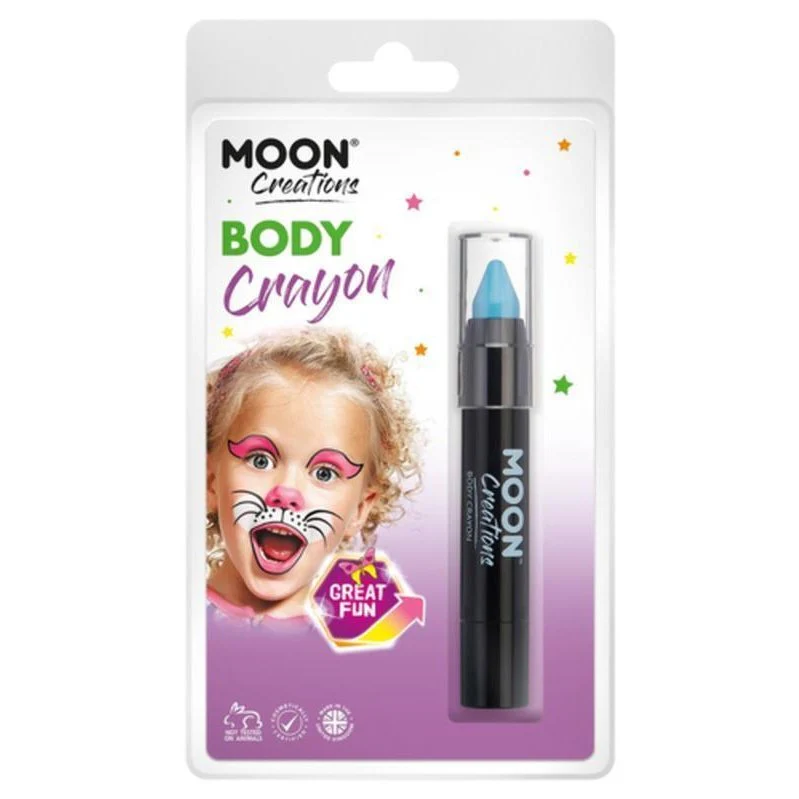 Moon Creations Body Crayons, Light Blue - Image 3
