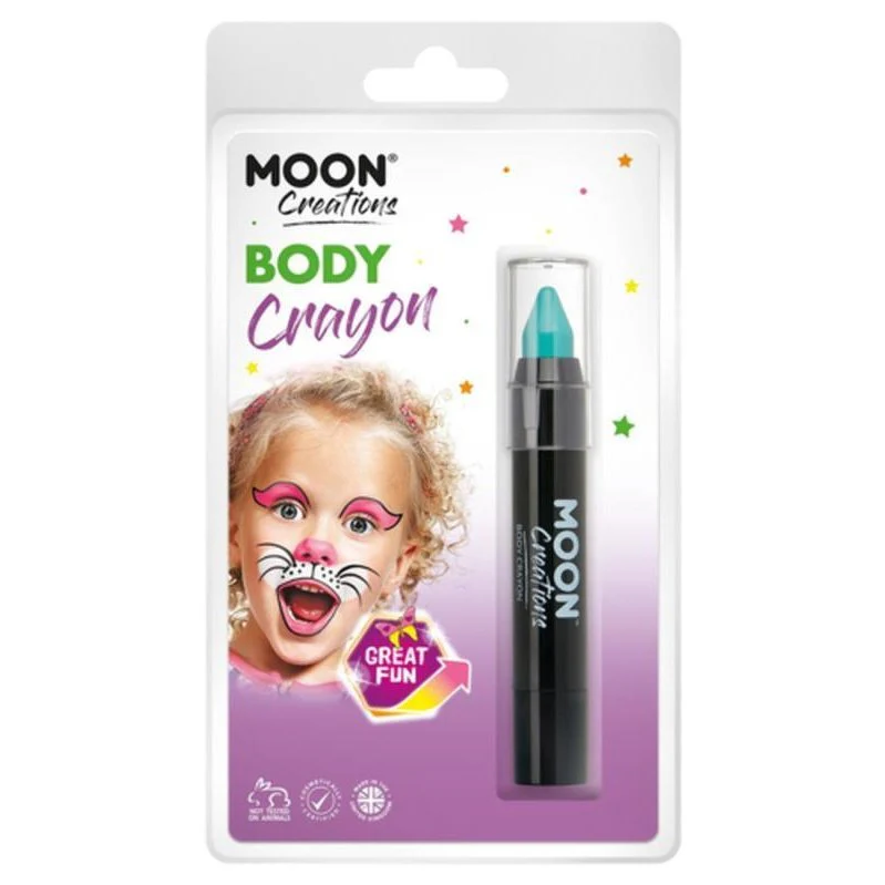 Moon Creations Body Crayons, Turquoise - Image 3
