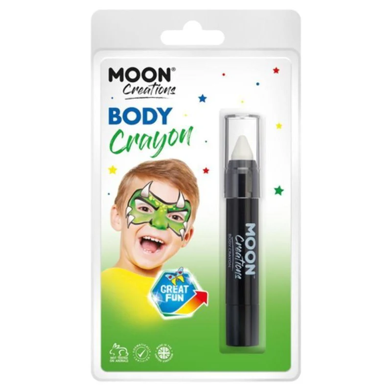 Moon Creations Body Crayons, White - Image 3