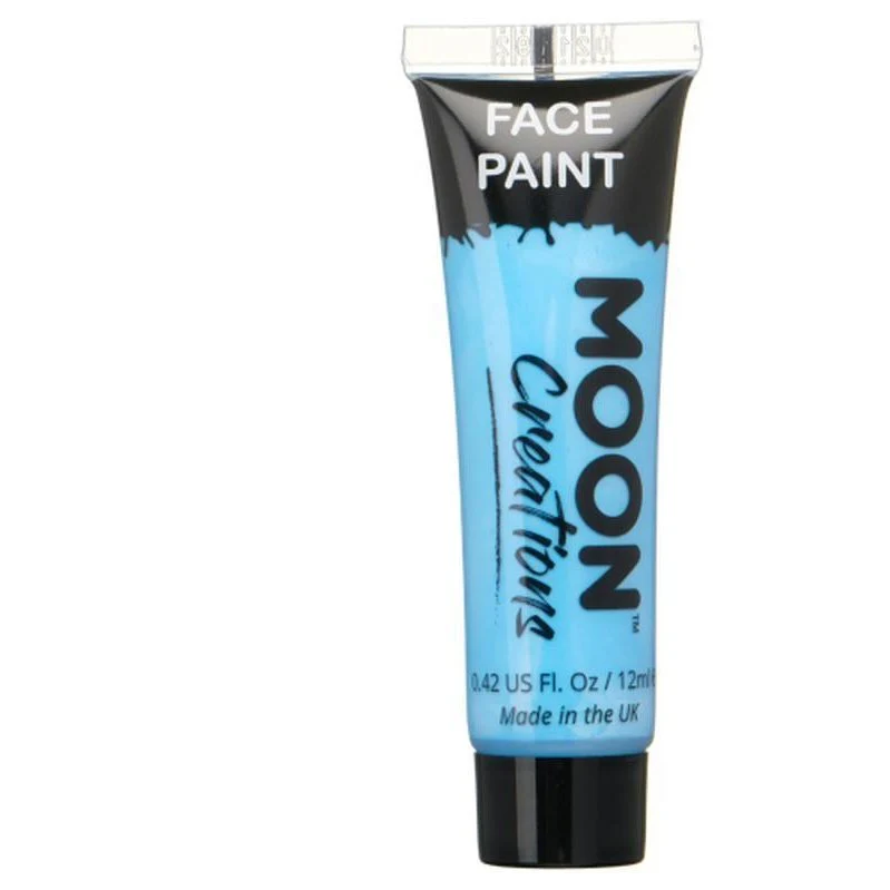 Moon Creations Face & Body Paint, Light Blue - Image 2