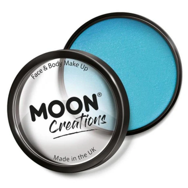Moon Creations Pro Face Paint Cake Pot, Aqua