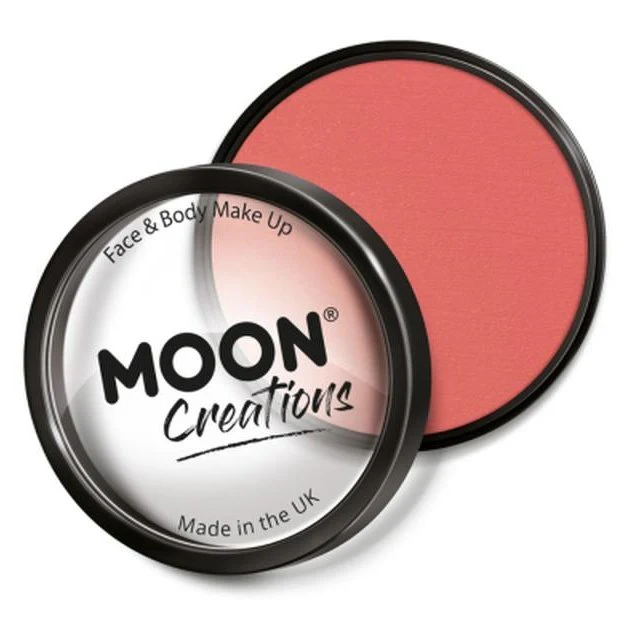 Moon Creations Pro Face Paint Cake Pot, Coral