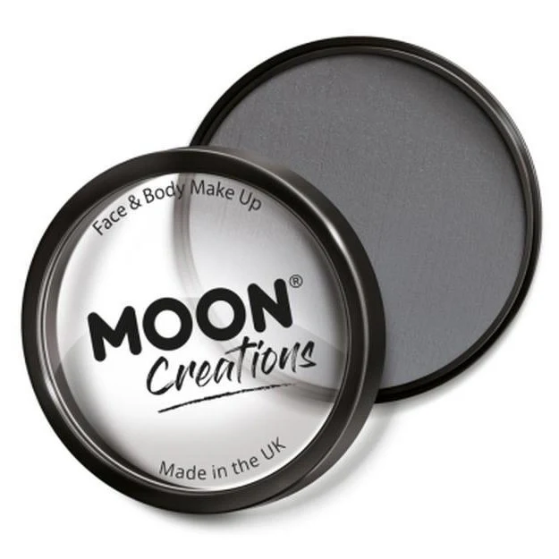 Moon Creations Pro Face Paint Cake Pot, Dark Grey - Image 2