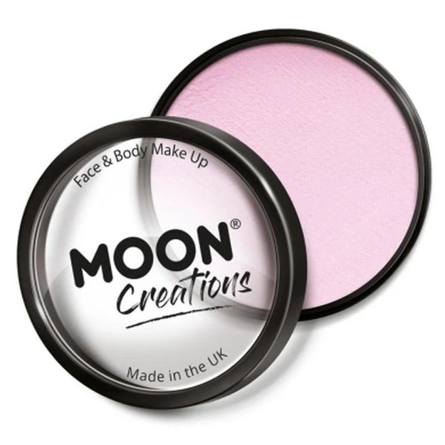 Moon Creations Pro Face Paint Cake Pot, Light Pink
